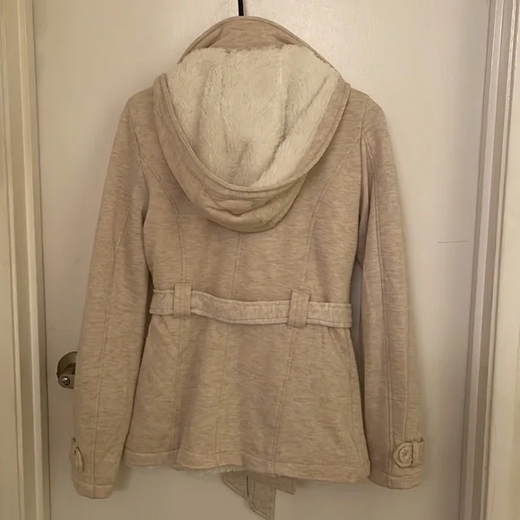 Sherpa lined peacoat style jacket - Picture 2 of 3